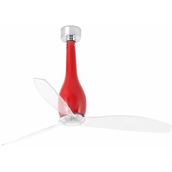 Faro 32002 – plafonski ventilator ETERFAN, crveni/proziran, prečnik 128 cm + daljinsko upravljanje Cene