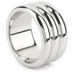 Mr. Steel Elegant Deep C-Ring 40mm Silver Cene