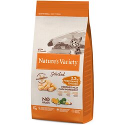 Nature’s Variety Selected Kitten piščanec iz proste reje - Varčno pakiranje: 2 x 7 kg Cene