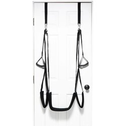 Bedroom Bliss Lover's Door Swing - Black Cene