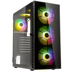 Kolink Observatory HF Glass ARGB Midi-Tower - black Cene