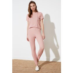 Trendyol Leggings - Pink - High Waist Cijene