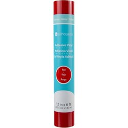 Glossy Permanent Vinyl - 30,5 cm x 1,8 m - Red Cene