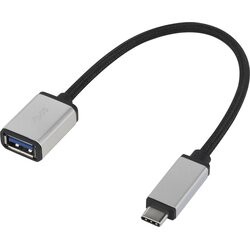 Renkforce USB 3.0 adapter [1x moški konektor USB-C® - 1x USB 3.2 gen. 1 vtičnica A (USB 3.0)] RF-USBA-MS-01 0.15 m obložen, (20416128) Cene