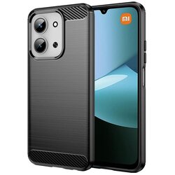 Techsuit Carbon Silicone maska za Xiaomi Redmi 15C 4G / Redmi 15C 5G - crna Cene