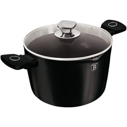 Berlinger Haus šerpa za kuvanje testa sa poklopcem 24CM black vantage collection BH-8275S Cene