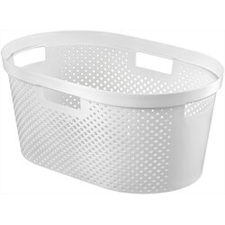 Infinity DOTS 39L košara za čisto rublje – bijela Cene