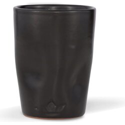 Dutchdeluxes Naguban keramični lonček 300 ml - Black Matt Cene