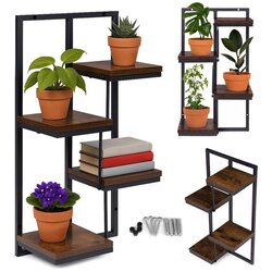 ModernHome loft zidni stalak za cvijeće za dekoraciju, s 4 razine Cene