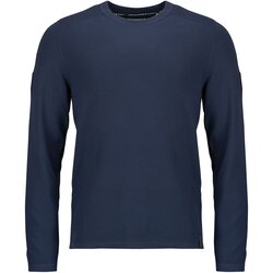 Jack & Jones JCOFUSION KNIT BADGE CREW Tamno plava Cene