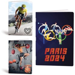 Rucksack Only Zvezek A4 Sport Mix, mali karo 5 mm, 52 listov, sortirano Cene