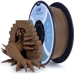 Ziro matte pla filament 1.75 mm - chocolate Cene