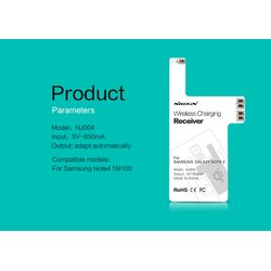 Nillkin WiFi charging reciever Samsung Note 4/N910. Cene