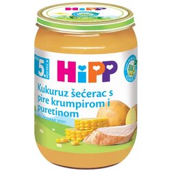 Hipp kašica puretina sa pire kro. i kukur. 190g Cene