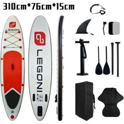 LEGONI Napihljiva SUP deska SUP WIND 10.2", 311 cm, s sedežem in kajak veslom Cene