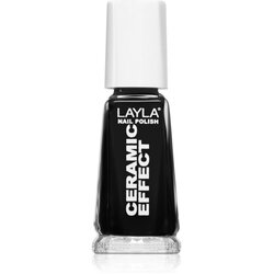 Layla Cosmetics Ceramic Effect lak za nohte odtenek N.31 Pure Black 10 ml Cene