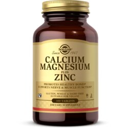 Solgar kalcijum, magnezijum plus cink, 100 tableta Cene