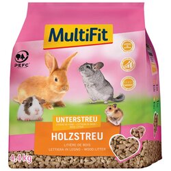 MultiFit Posip lesni peleti za male živali 4,4 kg Cene