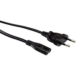 Value napajalni kabel Euro ploščati vtič do C7\, 2-polni\, črn\, 5 m 19.99.2094 tok napajalni kabel črna, (20414939) Cene