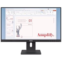 Lenovo thinkvision E24-40 (raven black) fhd ips 100Hz, tilt, swivel, pivot, height adjust, zvučnici (64BAMAT1EU) Cene