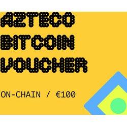 Crypto Azteco Bitcoin On-Chain 100 EUR voučer/bon Cene