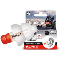  Čepki Za Ušesa - Za Motoriste - Motosafe Race Earplugs Alpine - Par Cene