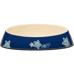 Rogz Melamin posuda za mace Blue Floral, 200 ml Cene