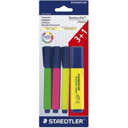 Marker 1-5mm klasični staedtler 364 a bk4d 3barve (3 plus 1gratis) blister Cene