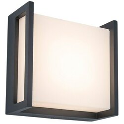 LUTEC LED zunanja stenska svetilka (8 W, 7,2 x 14 x 14, 650 lm, toplo bela svetloba, antracit) Cene