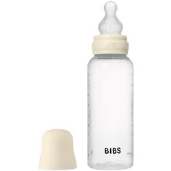 Bibs® Anti-Colic Baby Bottle Silicone antikolična steklenička Ivory 270 ml Cene