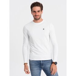 Ombre Men's unprinted longsleeve - white Cijene
