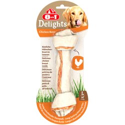8in1 Delights kosti za žvečenje piščanec - Varčno pakiranje: L, 3 x 85 g (3 kosi) Cene