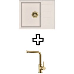 Aquasanita Set Tesa SQT102AW + Zora PVD Zlato/Silica Cene