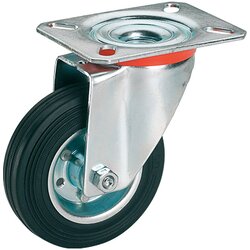 DÖRNER + HELMER zakretni kotač za transportna kolica (Promjer kotačića: 100 mm, Nosivost: 70 kg, Valjkasti ležaj, S pločom) Cene