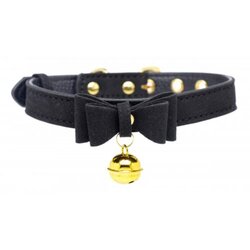 Master Series Ovratnica Kitty, črna/zlata Cene