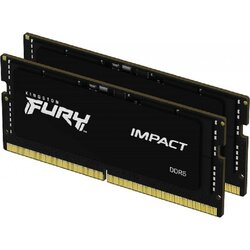 Kingston SODIMM DDR5, 64GB (2x32GB kit), 4800MHz, Fury Impact (KF548S38IBK2-64) Cene