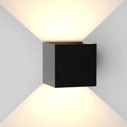 Nettlife led notranja stenska svetilka črna zunanja stenska svetilka 5W zunanja svetilka gor dol stenska svetilka IP65 osvetlitev 3000K, (22136337) Cene
