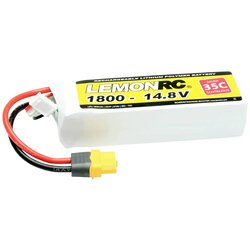 LemonRC lipo akumulatorski paket za modele 14.8 V 1800 mAh Število celic: 4 35 C mehka torba XT60, (20641311) Cene