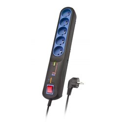 LESTAR 1966002822 Black, Grey 5 AC outlet(s) 2.5 m Cene