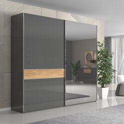 Jela ORMAR SA OGLEDALOM KALLA ONYX 230 CM Cijene