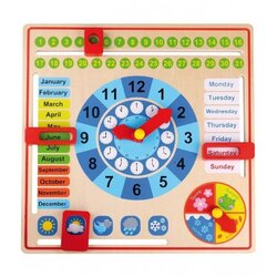 DIV Igračka kalendar i sat drveni Tooky Toy 258 Cene