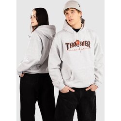 Thrasher X Spitfire Big Head Outline Pulover s kapuco ash grey Cene
