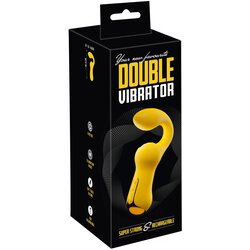 Your New Favourite Double Vibrator Super Strong Yellow Cene