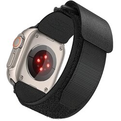 forcell F-DESIGN FA05 nylon narukvica za APPLE Watch 42 / 44 / 45 / 49 mm black Cene