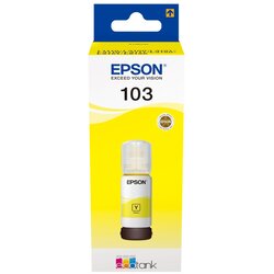 Epson ČRNILO RUMENO 103 STEKLENIČKA ZA L1xxx, L3xxx, L5xxx serije tiskalnikov C13T00S44A Cene