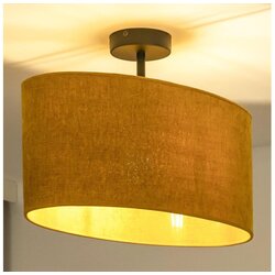  Duolla - plafonski luster OVAL 1xE27/15W/230V braon Cene
