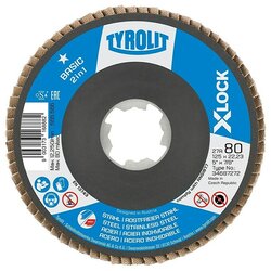 Tyrolit Lamelna brusna plošča Zircon Power 80 X-Lock (Premer: 125 mm, Zrnavost: 80) Cene