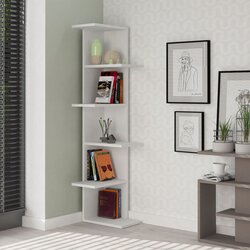 Woody Fashion Saso - White knjižna omara, (21268087) Cene