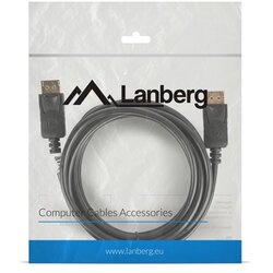 Lanberg DisplayPort Cable Macho macho 4K 3M Negro, (21396096) Cene