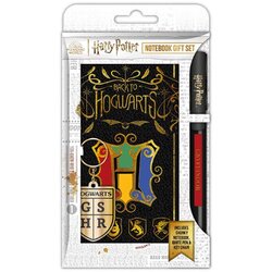 Blue Sky Designs Ltd HARRY POTTER BILJEŽNICA POKLON SET - ŠARENI GRB Cene